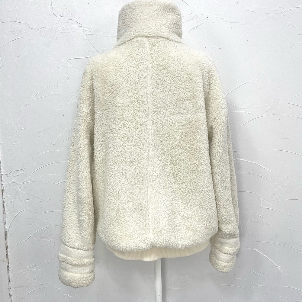 Athleta Willow Fleece Sherpa Bomber Jacket - Picture 8 of 15